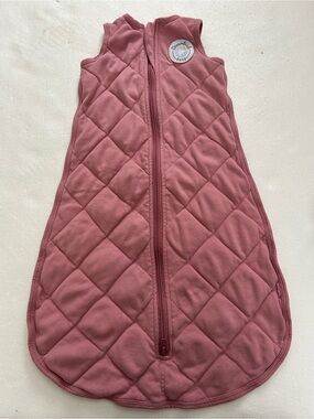 Dreamland Baby weighted rose pink quilted sleep sack #baby #sleepsack